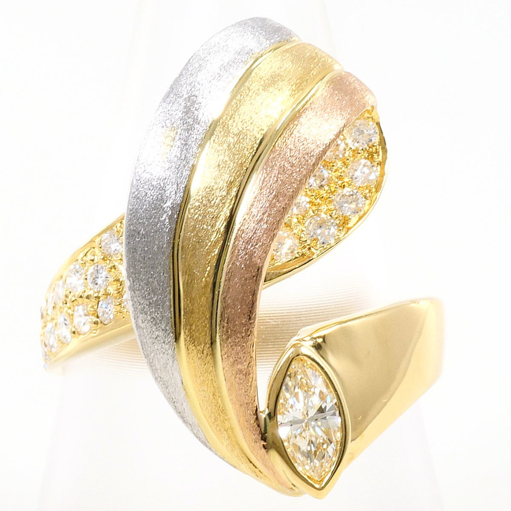 VINTAGE 18k Gold Diamond Ring